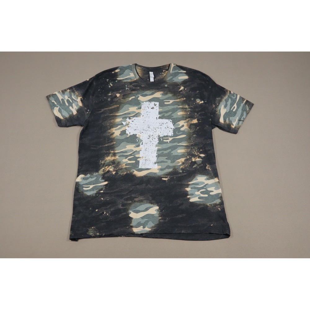 Women's‎ Cross Graphic Tee - Camo - Size 2XL